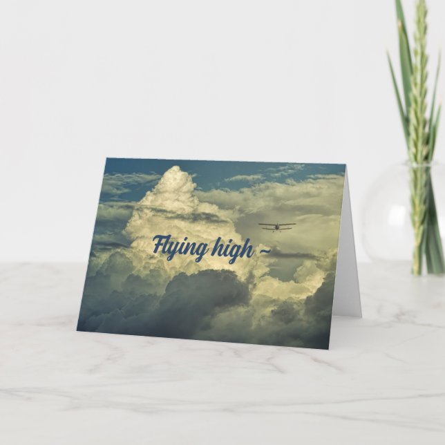 FLYING CONGRATULATIONS CARD (Front)