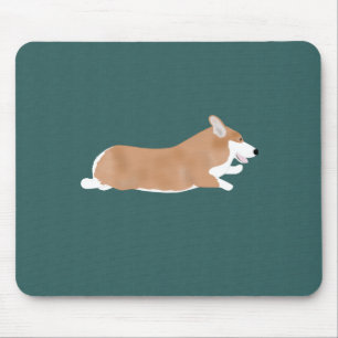 Flying Corgi Mousepad