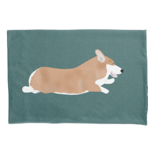 Flying Corgi Pillowcase