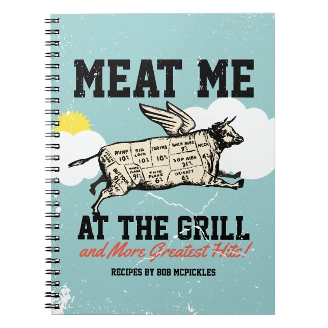 Flying cow grilling cookbook recipe notebook (Front)