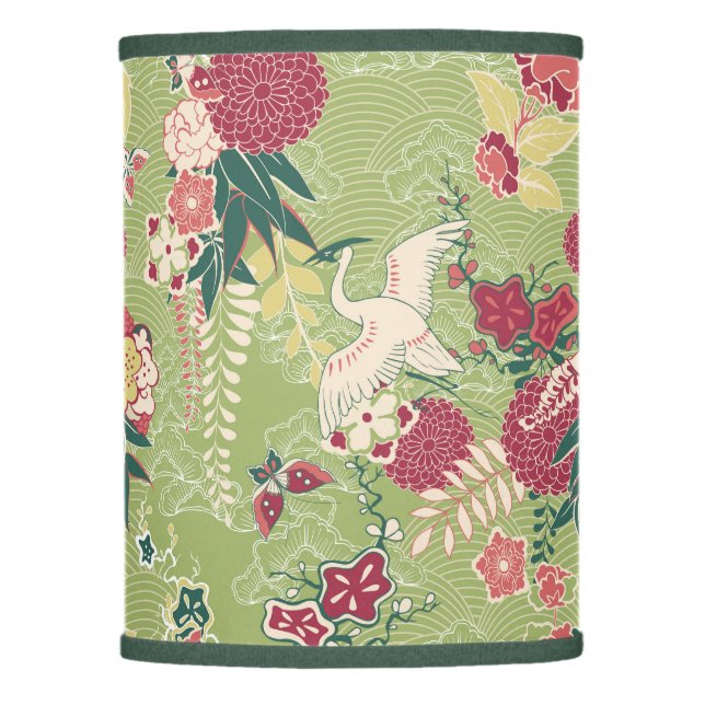 Flying Crane Lamp Shade (Front)
