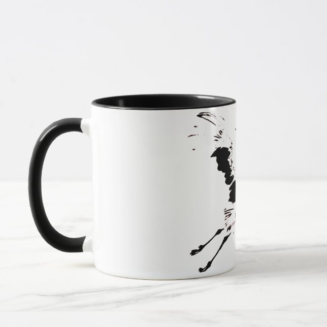 Flying Crane Mug (Left)