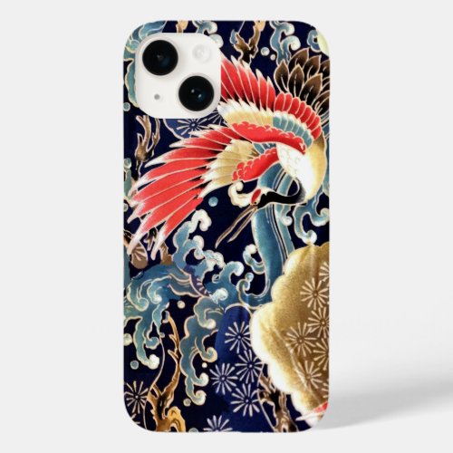 FLYING CRANESWAVESSPRING FLOWERS Japanese Floral Case_Mate iPhone 14 Case