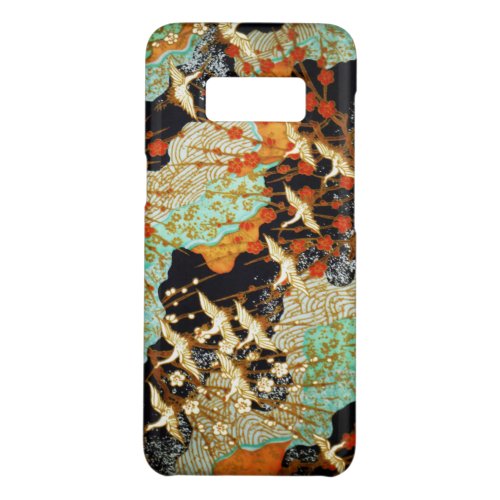 FLYING CRANES WITH SPRING FLOWERS Japanese Floral Case_Mate Samsung Galaxy S8 Case