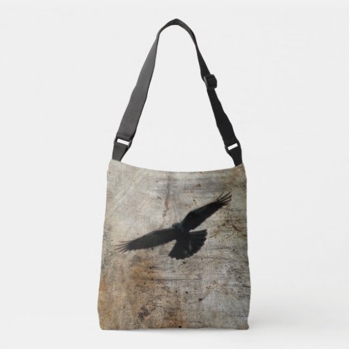 Flying Crow Crossbody Bag