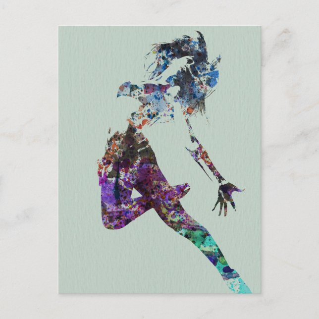 Flying dance postcard (Front)