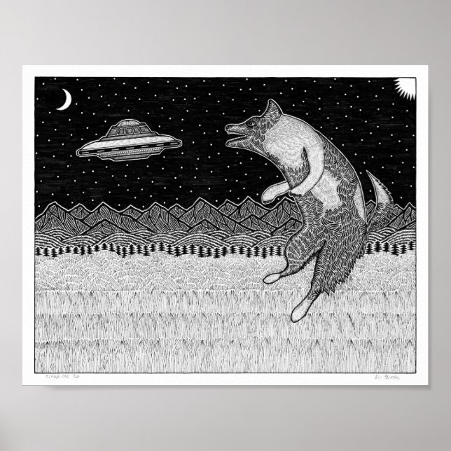 Flying Disc Dog Poster (Front)