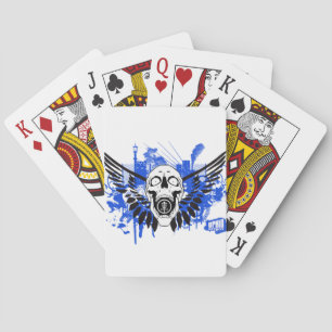Flying Disk Golf Skull Poker Cards