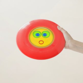 Flying Disk - Scared Bubble Face
