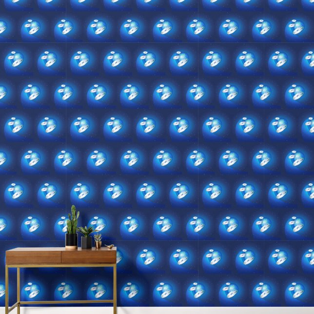 Flying Disks Wallpaper (Hallway)