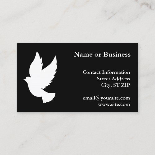 Flying Dove Business Card