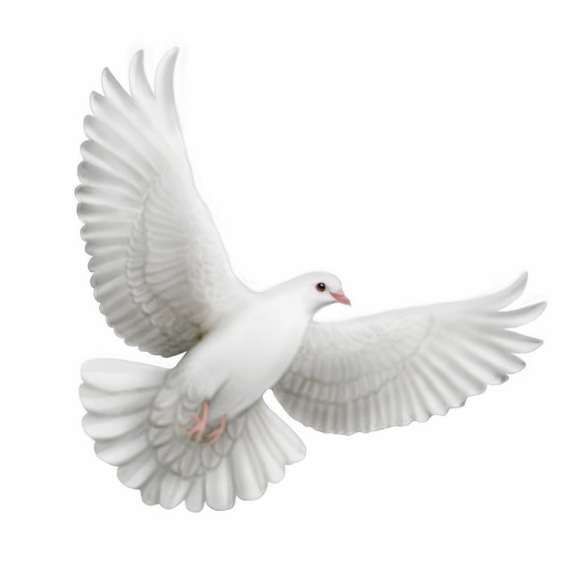 Flying Dove Ornament (Front)