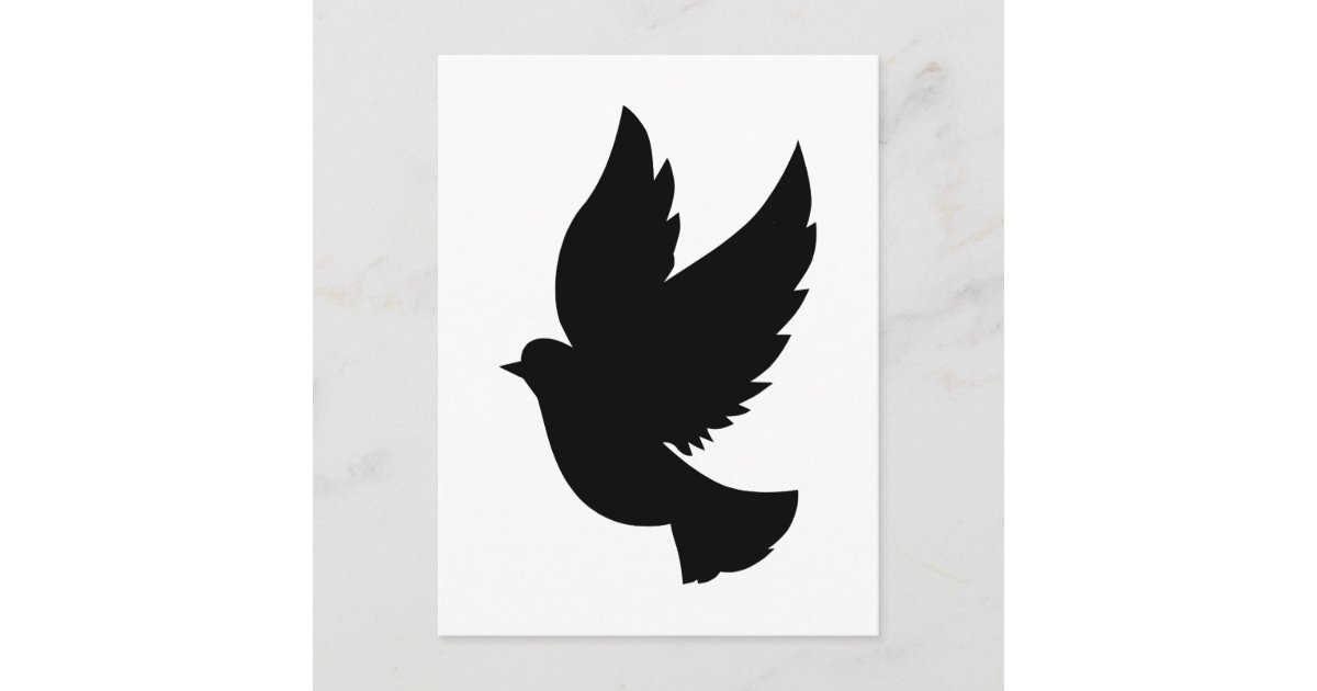 flying doves silhouette
