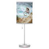 Flying Downhill on a Mountain Bike Table Lamp (Right)