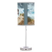 Flying Downhill on a Mountain Bike Table Lamp (Back)
