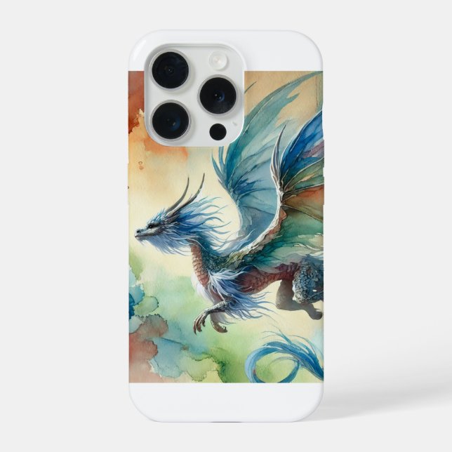 Flying Dragon 240624AREF111 - Watercolor iPhone Case (Back)