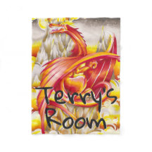 Flying Dragon and Volcano Personalized