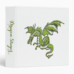 Flying Dragon Design 3 Ring Binder