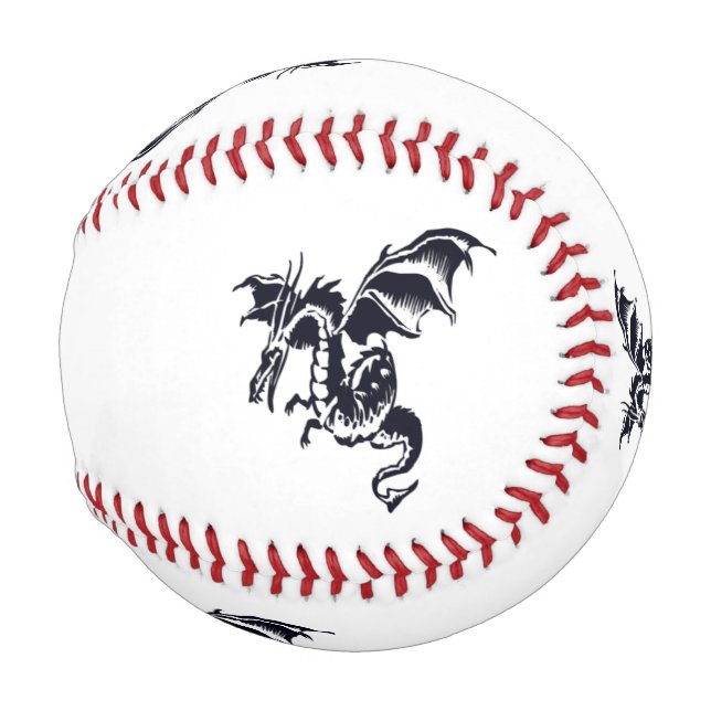 Flying Dragon Design Baseball (Back Left)