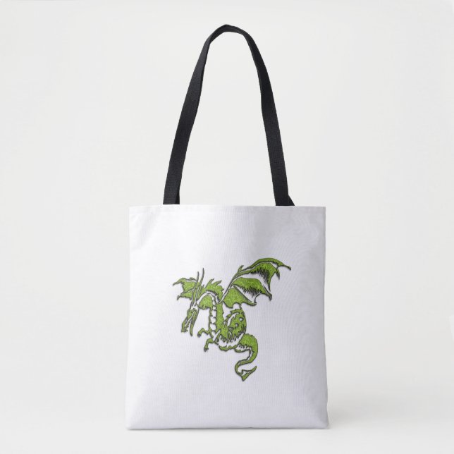 Flying Dragon Design Tote Bag (Front)