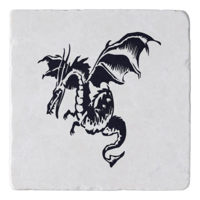 Flying Dragon Design Trivet (Front)