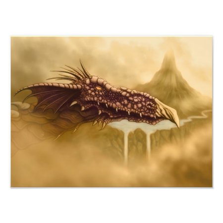 Flying Dragon Fantasy Photo Print