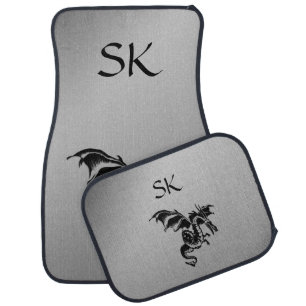 Flying Dragon Monogram Car Mat
