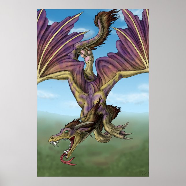 Flying dragon poster (Front)