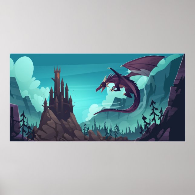Flying dragon poster (Front)