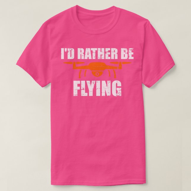 Flying drone T-Shirt (Design Front)