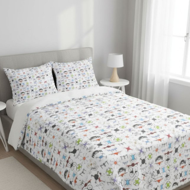 Flying Drones Duvet Cover (Creator Uploaded)