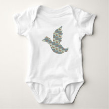 Flying Duck with Mallard Duck Diagonal Pattern