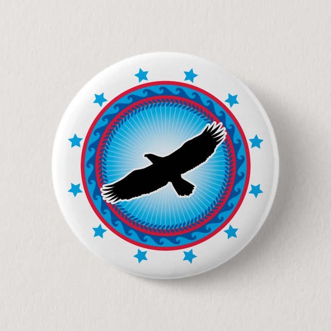 Flying Eagle Button (Front)