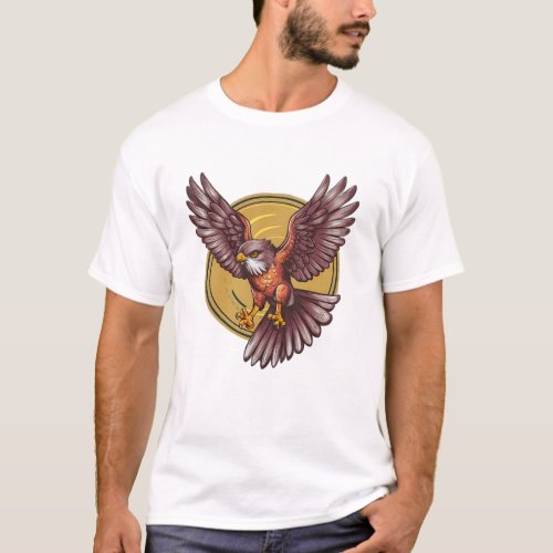 Flying Eagle design  T_Shirt