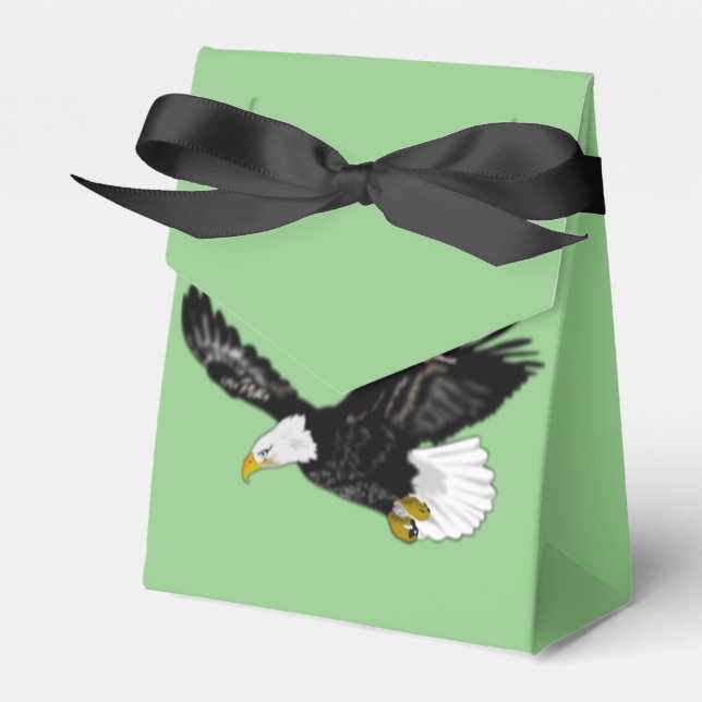 Flying Eagle Favor Box - Choose Colors (Front Side)