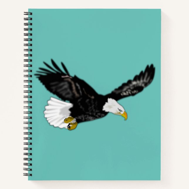 Flying Eagle Notebook - Your Colors (Front)