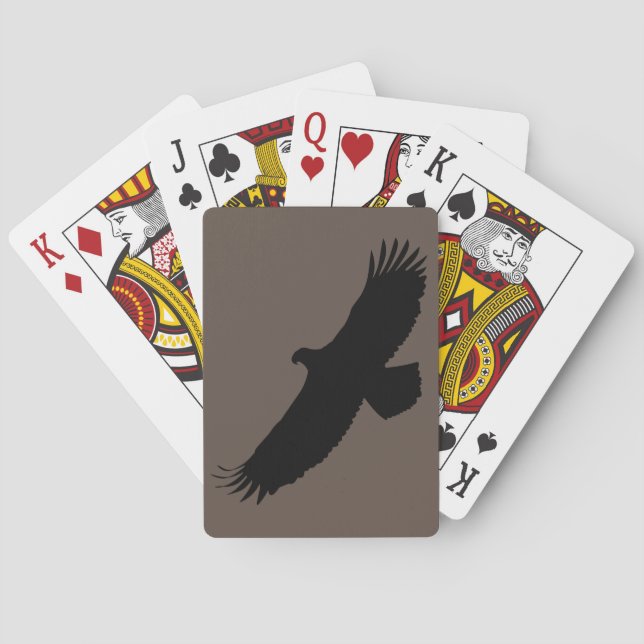 Flying Eagle Playing Cards - Choose Color (Back)
