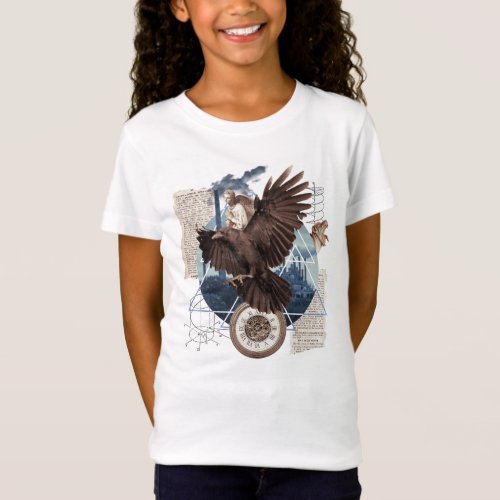 Flying Eagle with several other elements collage T_Shirt