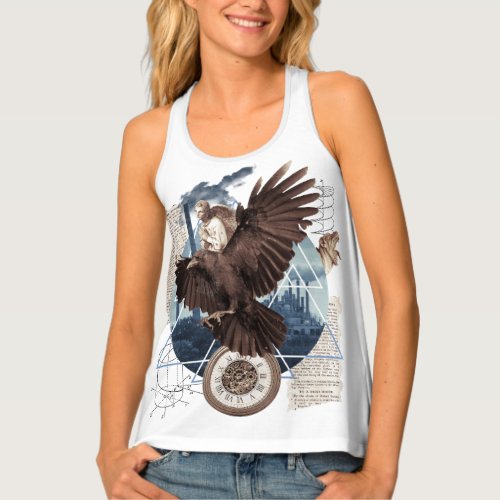 Flying Eagle with several other elements collage Tank Top