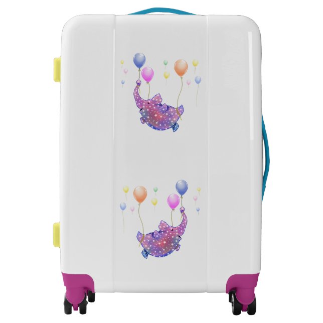 Flying Elephant Funny Luggage (Front)
