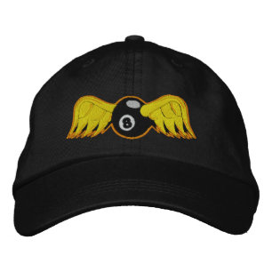 Flying Eye 8 Ball Embroidered Baseball Hat