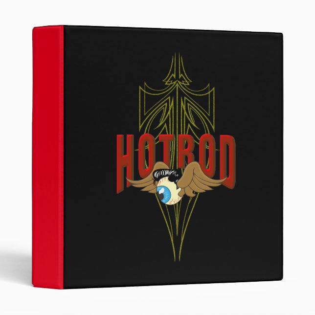 Flying Eyeball Hot Rod Binder (Front/Spine)