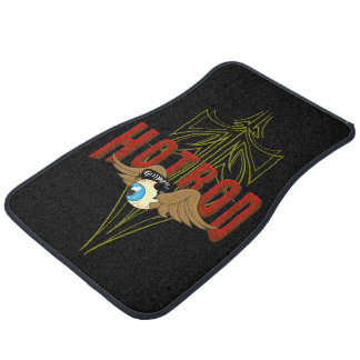 Flying Eyeball Hot Rod Car Floor Mat