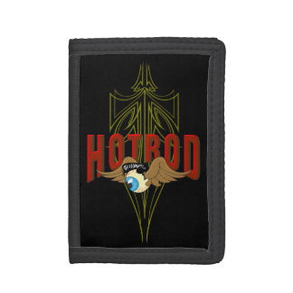 Flying Eyeball Hot Rod Tri-fold Wallet