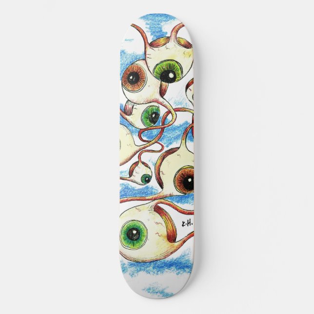 Flying Eyes Skateboard Deck (Front)