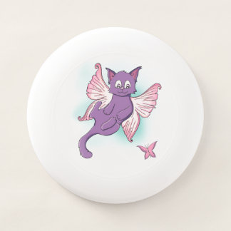 Flying Fairy Cat and Butterfly Wham-O Frisbee