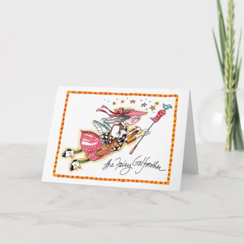 Flying Fairy Golfmother Note Card