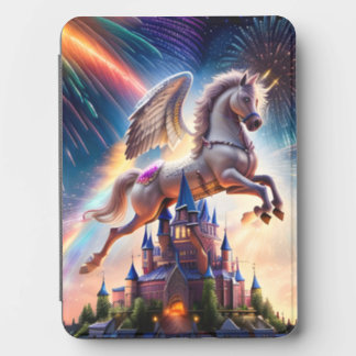 Flying Fireworks Unicorn Kindle Cover