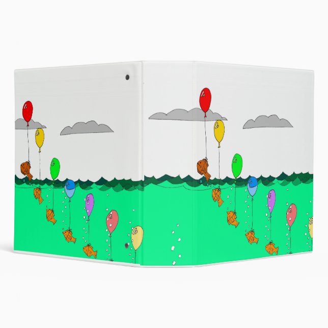 flying fish 3 ring binder (Background)