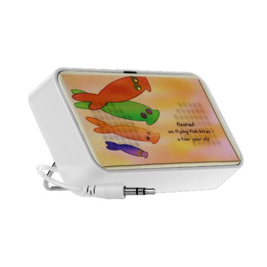 Flying Fish Kites Doodle Speaker (Side)